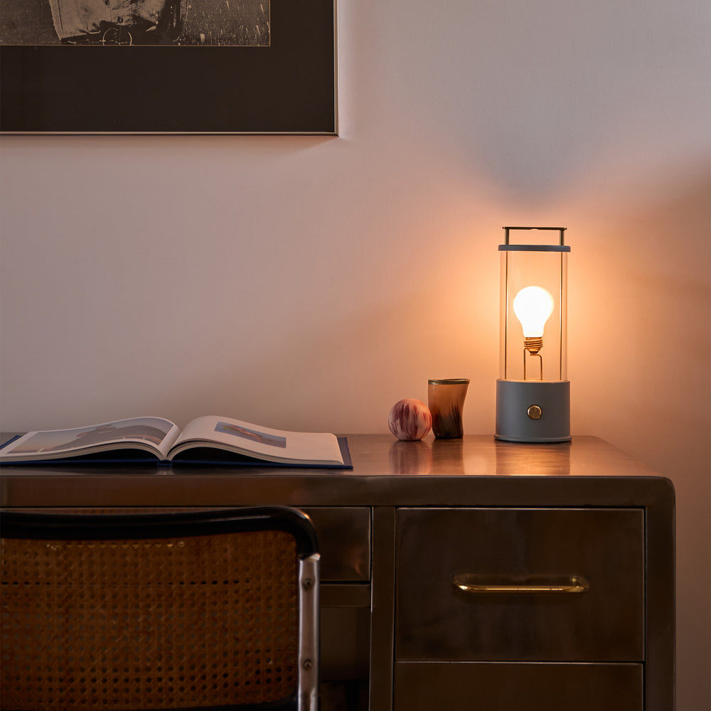 The Muse Portable Lamp in Selvedge Blue Bundle