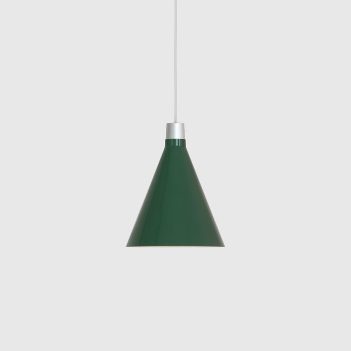 Bower Pendant Light Small in Dark Green