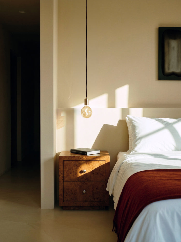 A set of two Alumina Multi-Use Lamps in Sage Green, perfect for any desk or bedside setting. Alumina has dim-to-warm technology to make it suit any space.