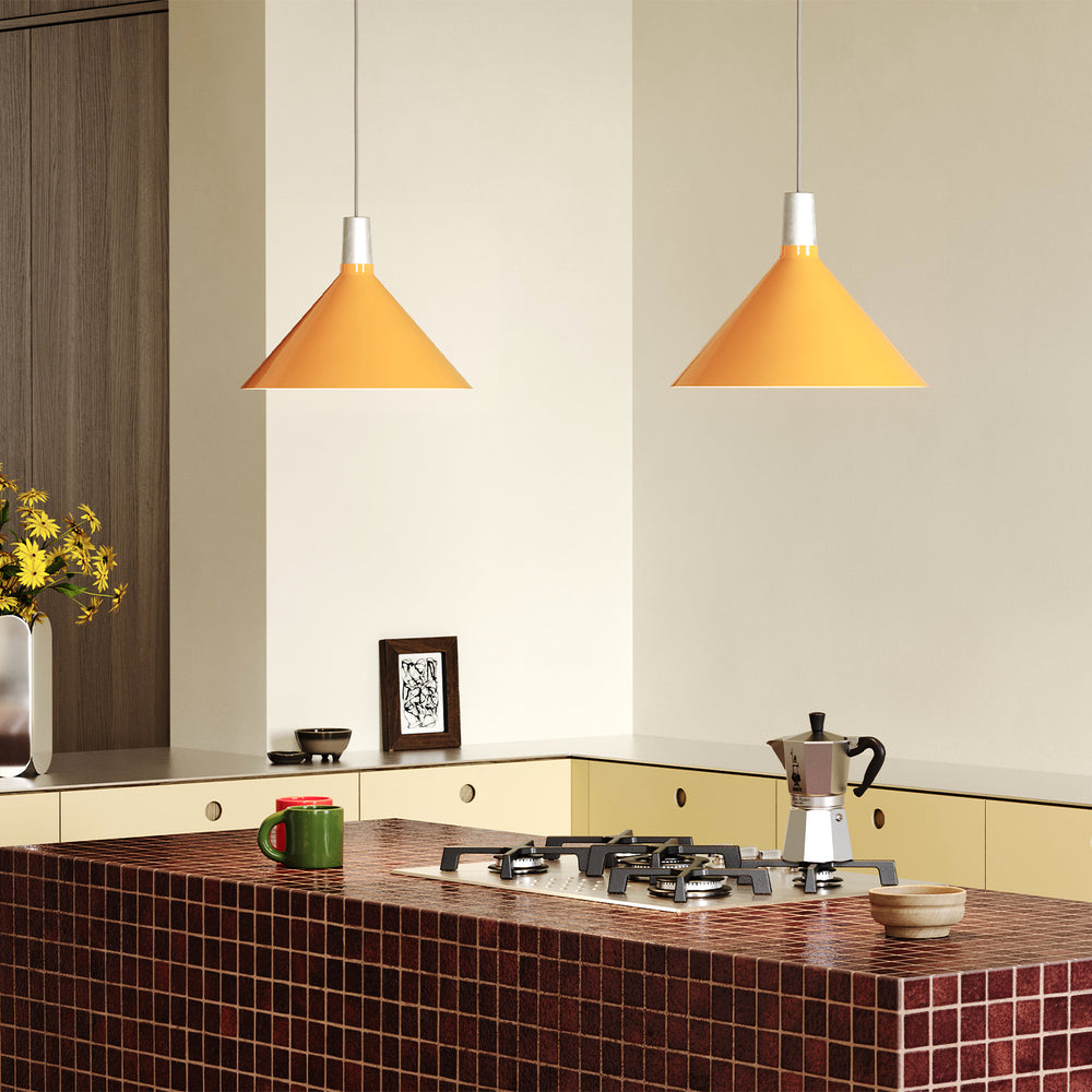 Bower Pendant Light Medium in Yellow