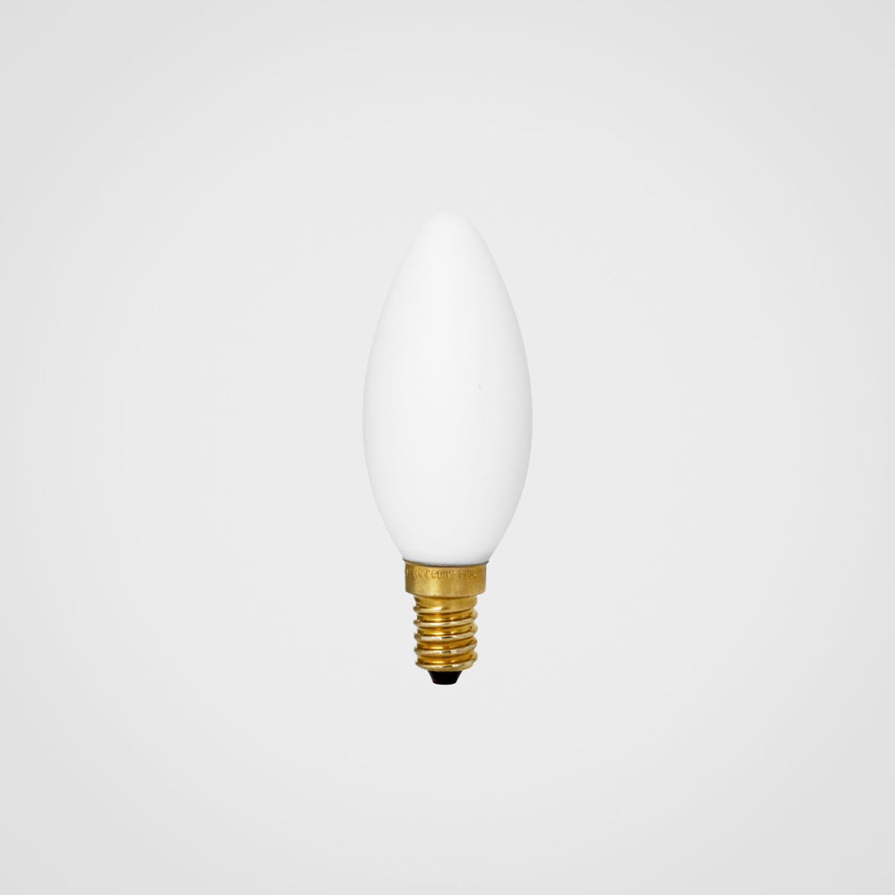 Candle E14 Matte White LED Bulb