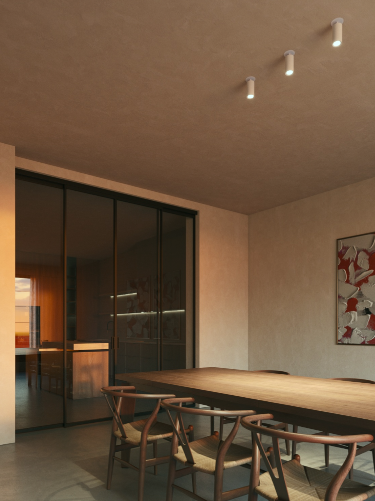 Core, Tala's bespoke directional light system. Designed to provide gallery-grade lighting with high CRI, multiple colour temperatures to choose from, and adjustable angles for a custom lighting set up.