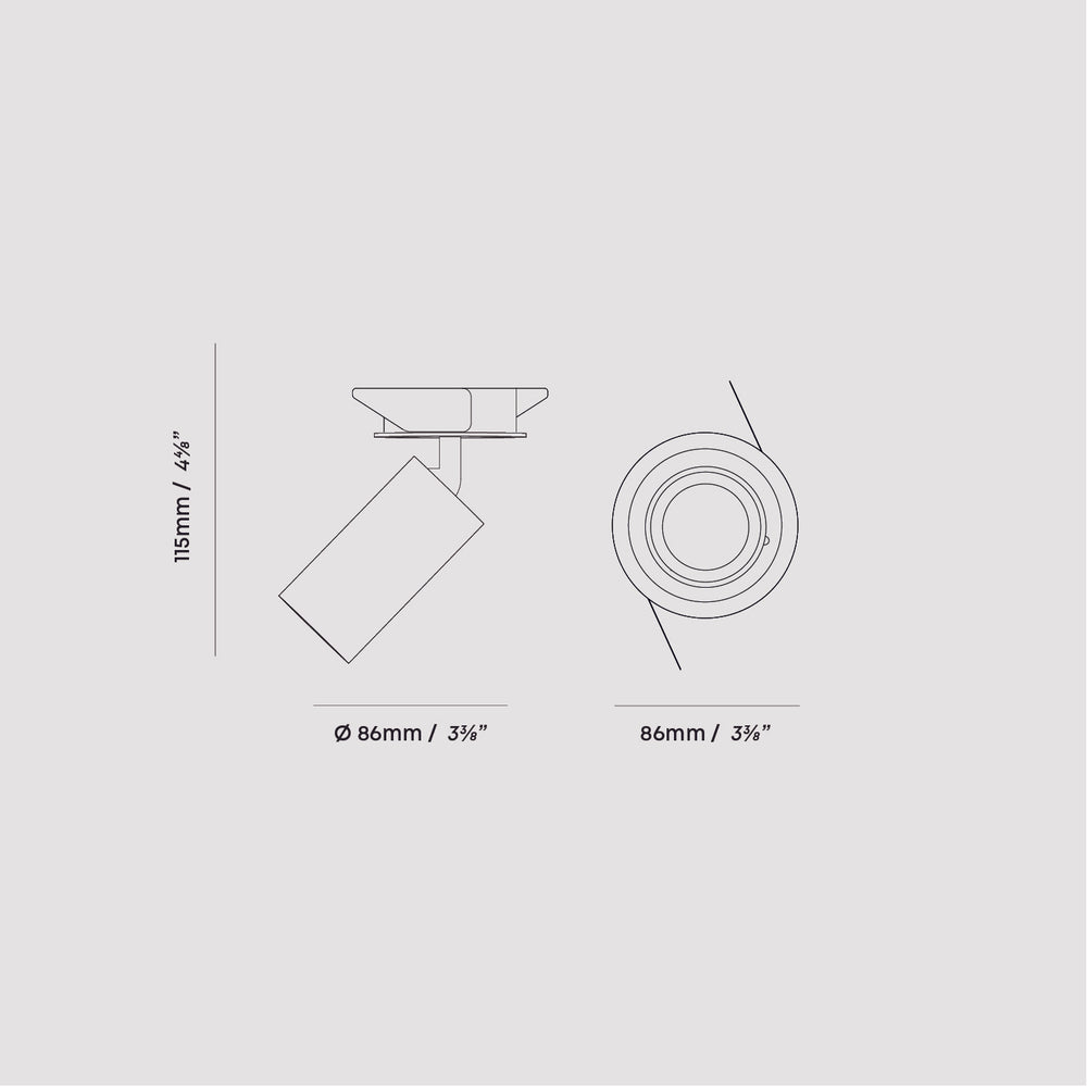 Core Recessed Spotlight + GU10