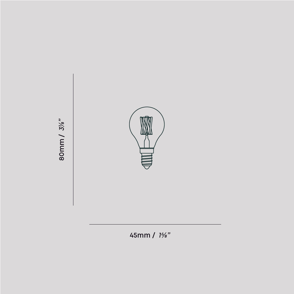 Pluto E14 Tinted LED Bulb