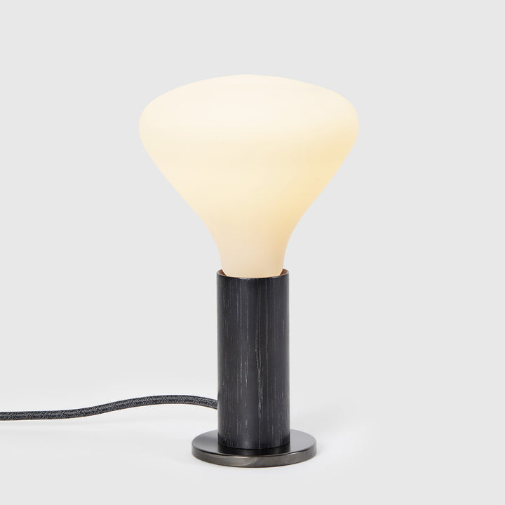 Knuckle Table Lamp in Blackened Oak + Noma