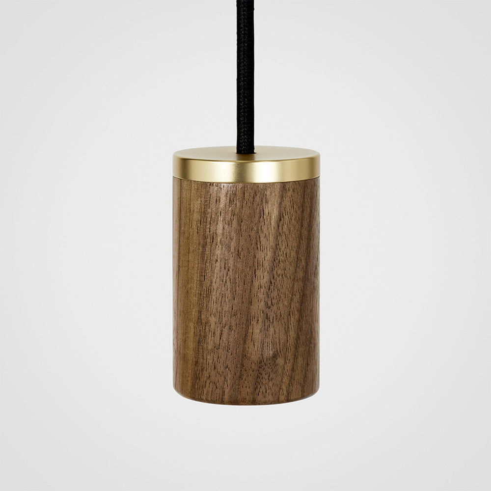 Porcelain II Pendant Light in Walnut