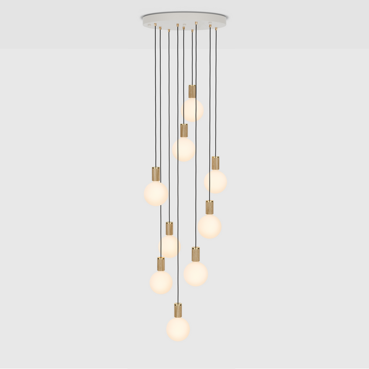 Nine Pendant in Oak + Sphere IV