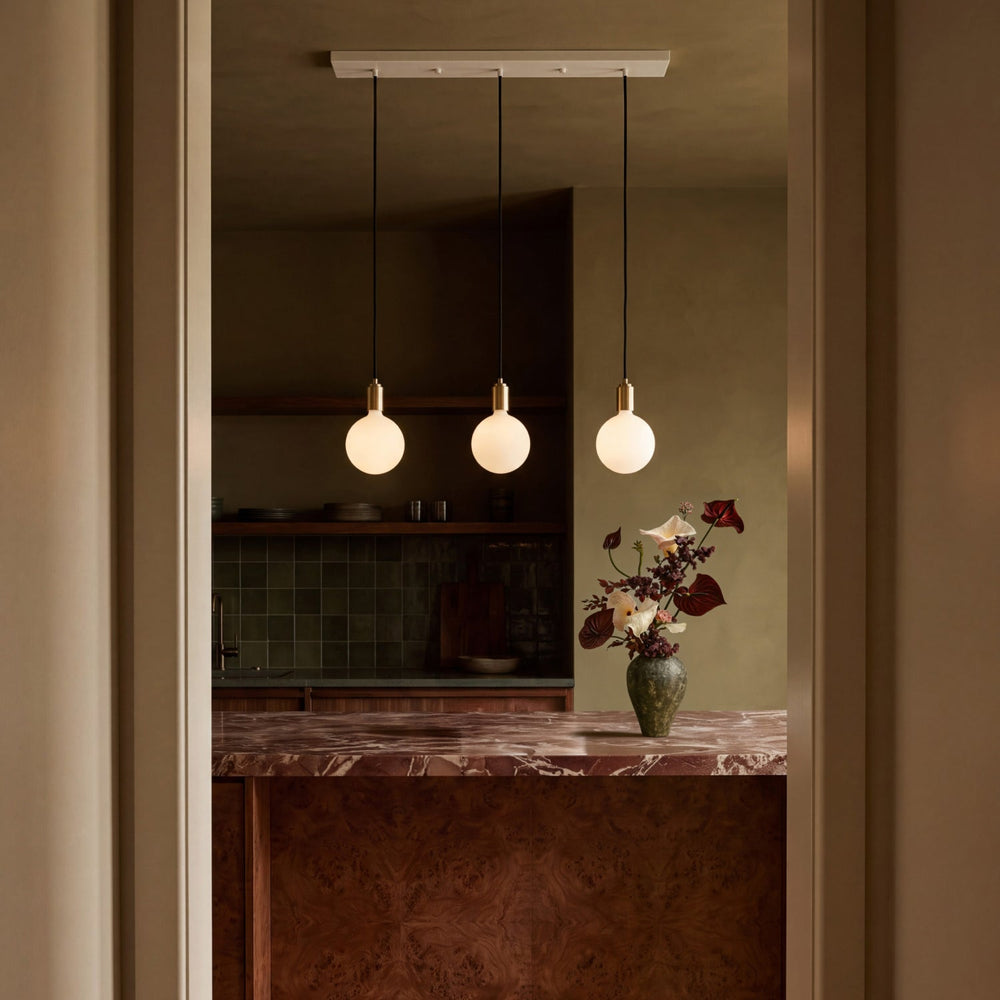 Linear Pendant Over Kitchen Island