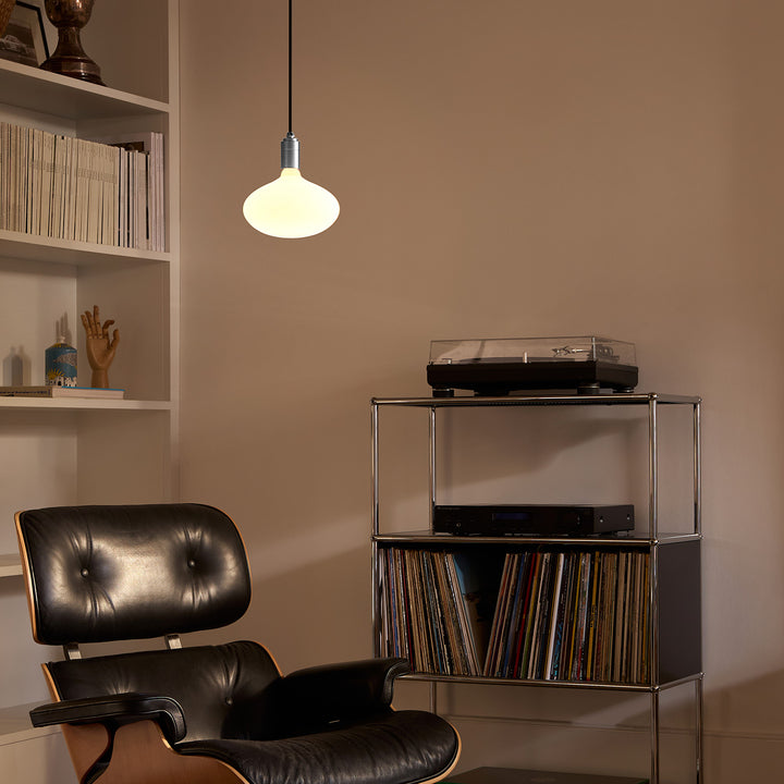 Oval II Plug-In Pendant Light in Silver