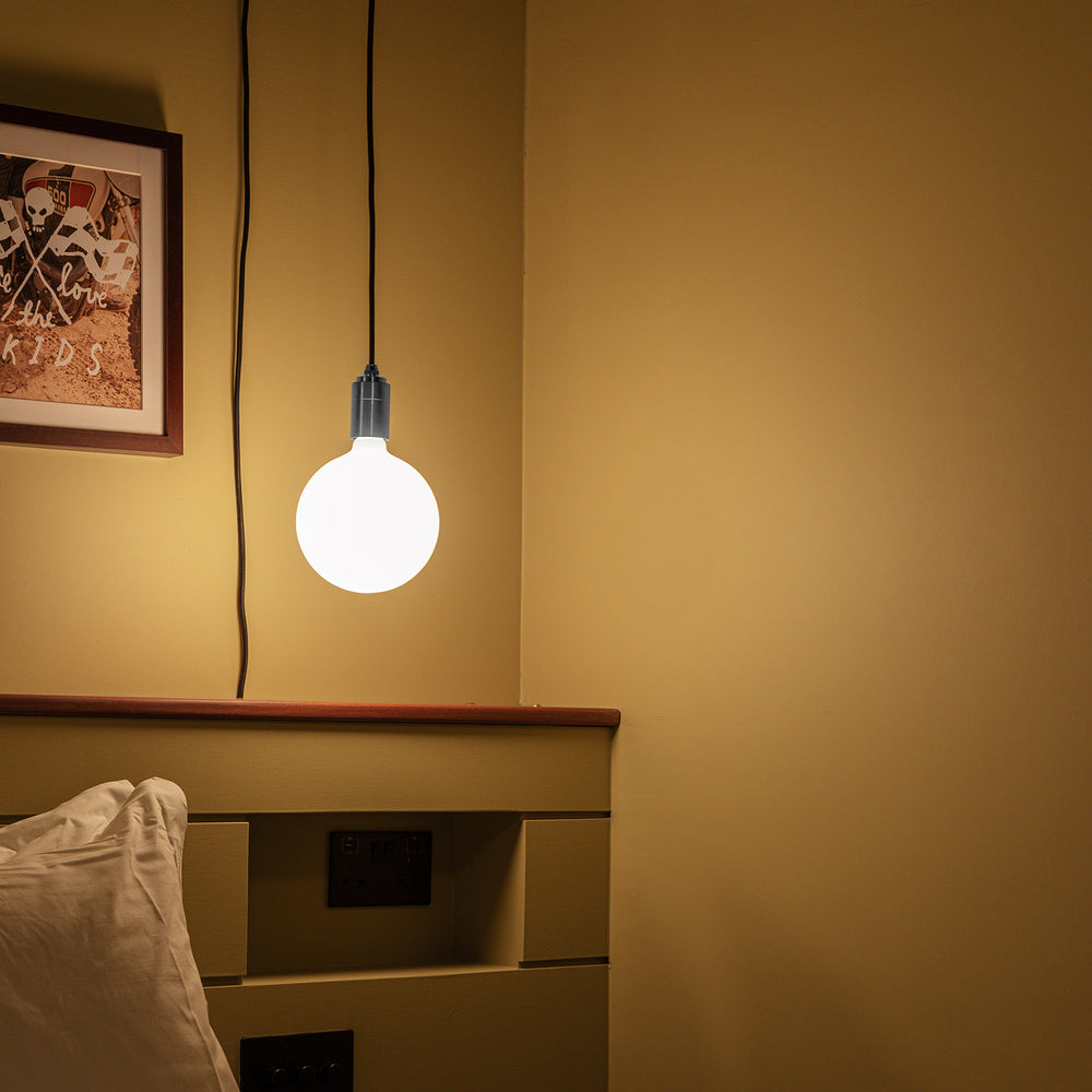 Sphere IV Plug-In Pendant Light in Silver