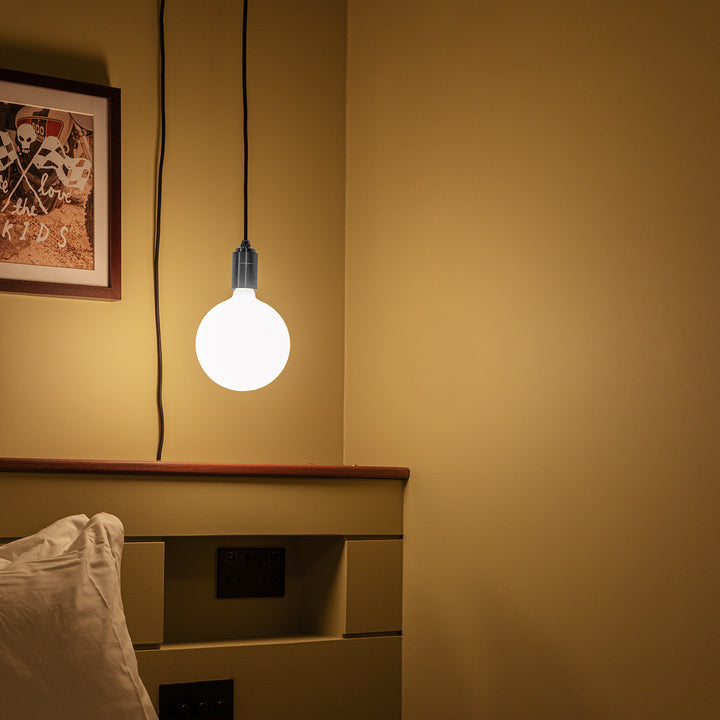 Sphere IV Plug-In Pendant Light in Silver