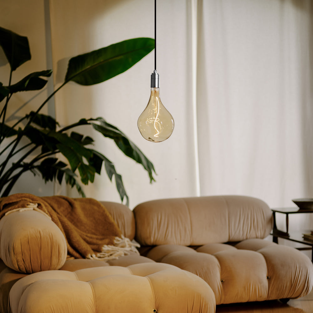 Voronoi II Plug-In Pendant Light in Silver