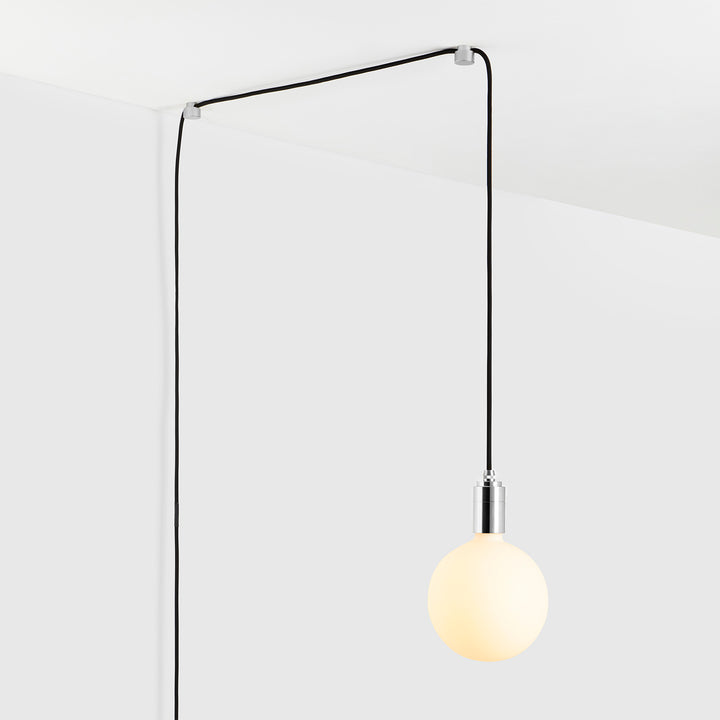 Sphere IV Plug-In Pendant Light in Silver