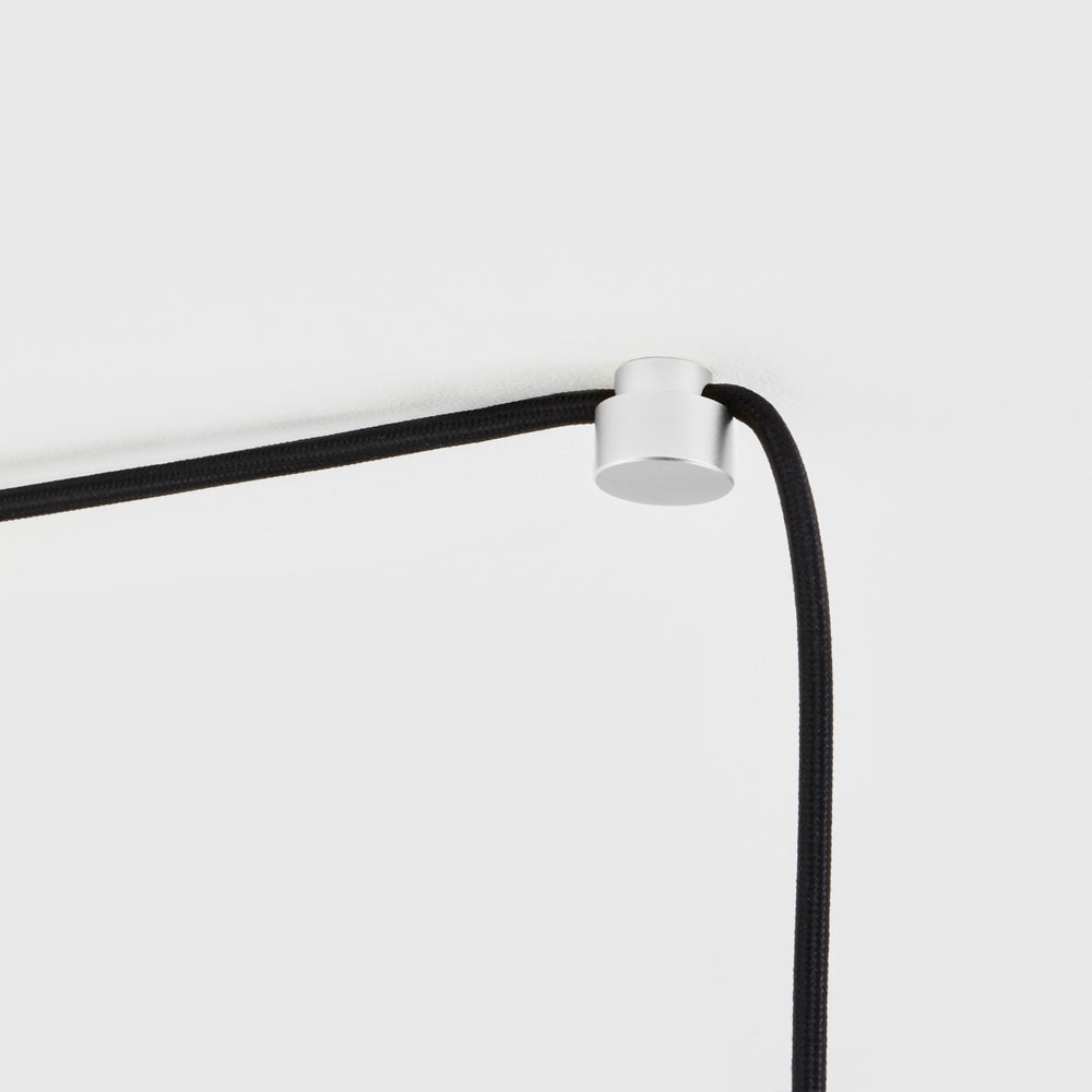 Voronoi III Plug-In Pendant Light in Silver