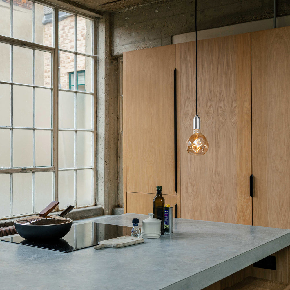 Voronoi I Pendant Light in Silver