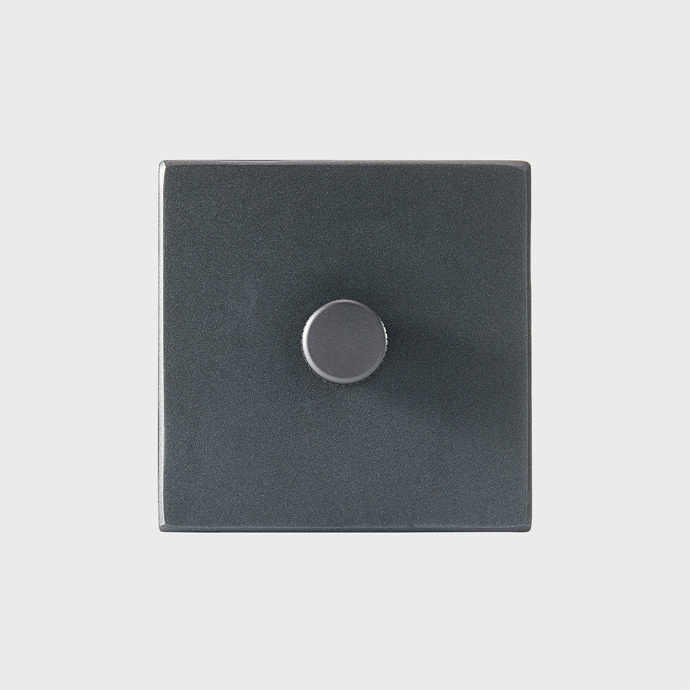 Single Rotary Wall Dimmer in Graphite