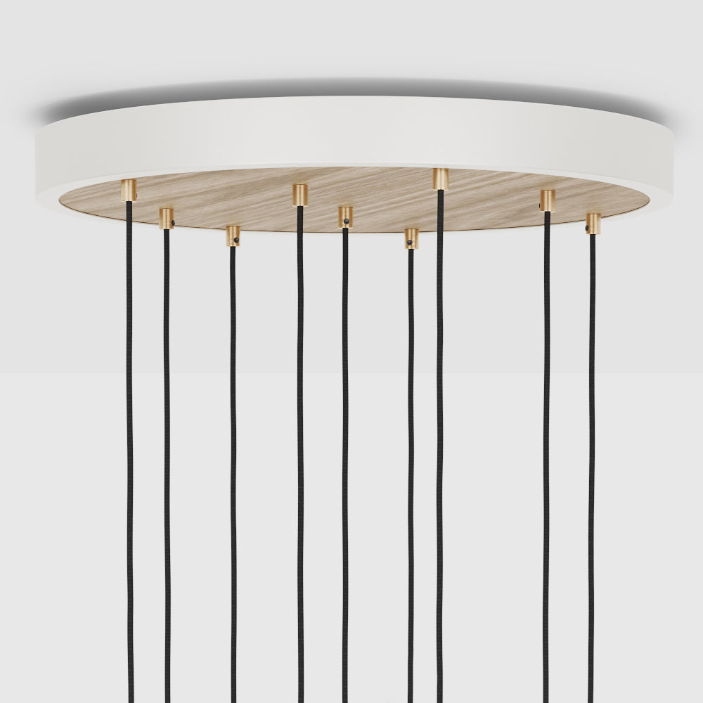 Nine Pendant in Oak + Sphere IV