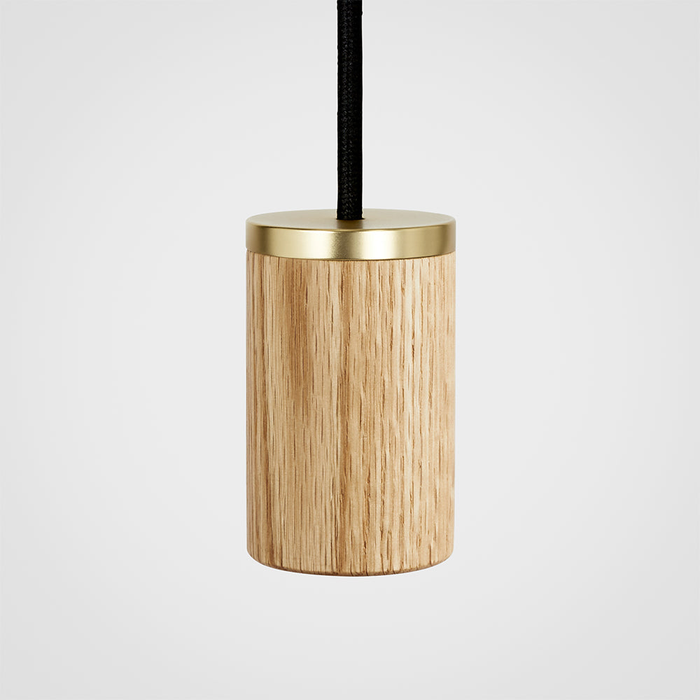 Elva Pendant Light Tinted in Oak