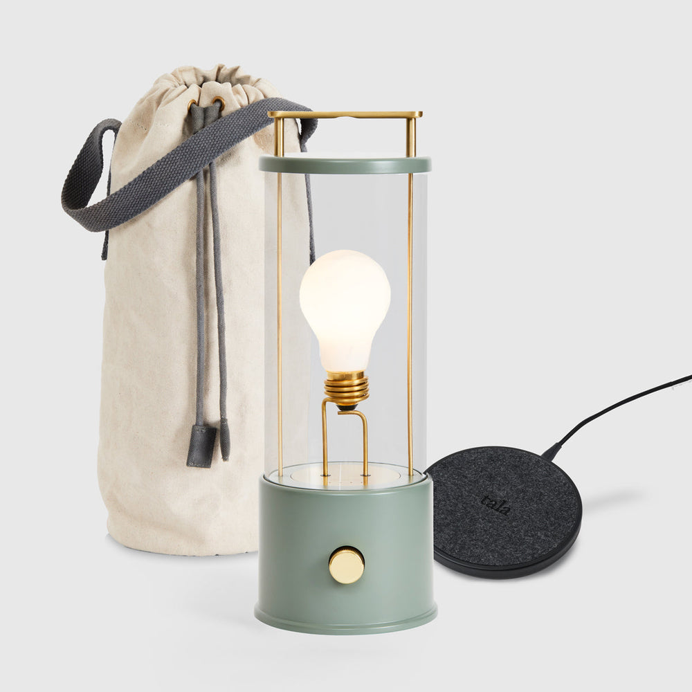 The Muse Portable Lamp in Pleasure Garden Green Bundle