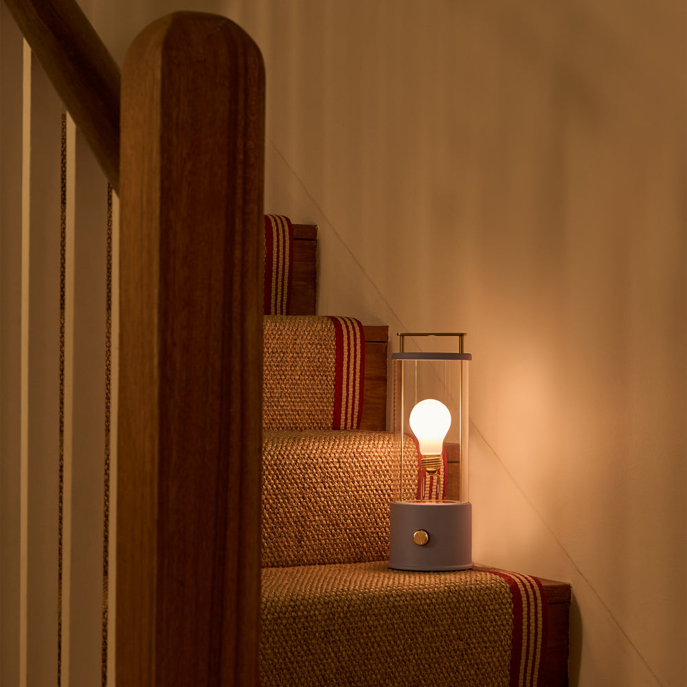 The Muse Portable Lamp in Selvedge Blue