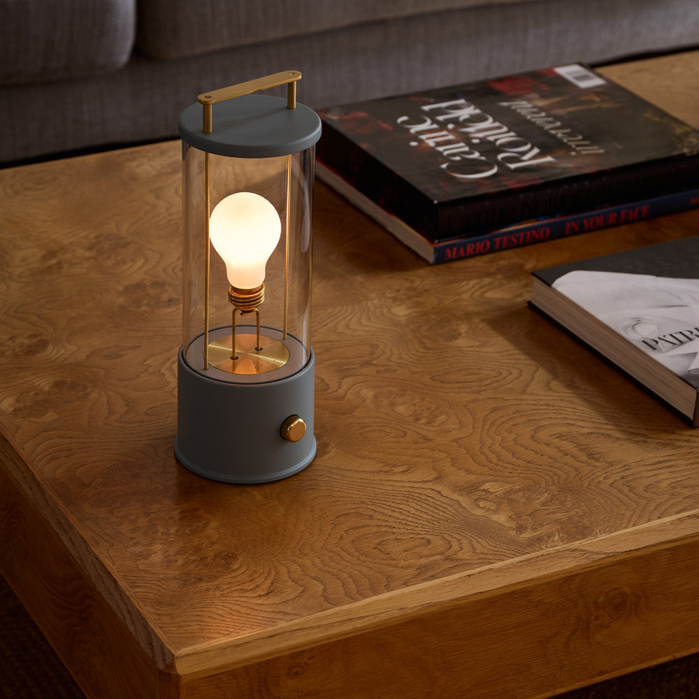 The Muse Portable Lamp in Selvedge Blue