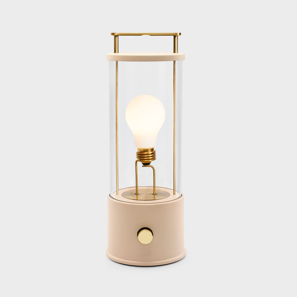 The Muse Portable Lamp in Selvedge Blue + Setting Plaster Pink - Set of 2