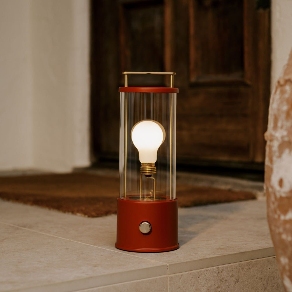 The Muse Portable Lamp in Pomona Red