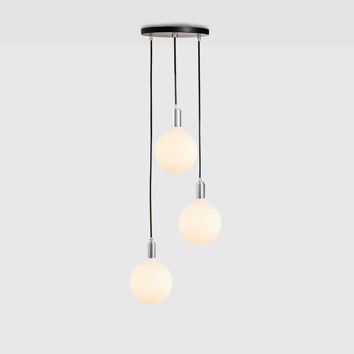 Triple Pendant in Silver + Sphere IV