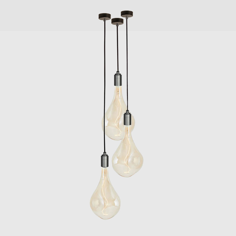 Voronoi III Pendant Light in Graphite - Set of 3