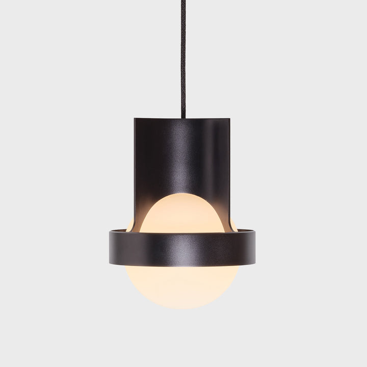 Loop Single Pendant in Dark Grey + Sphere IV