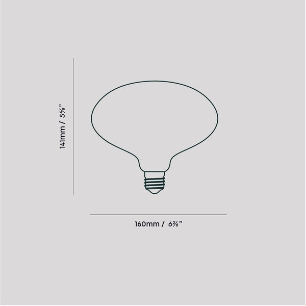 Oval E27 LED Bulb