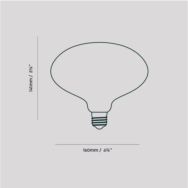 Oval II E27 Dim-to-Warm LED Bulb