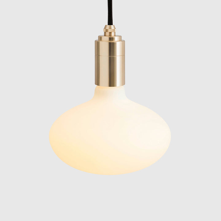 Oval Pendant Light in Brass