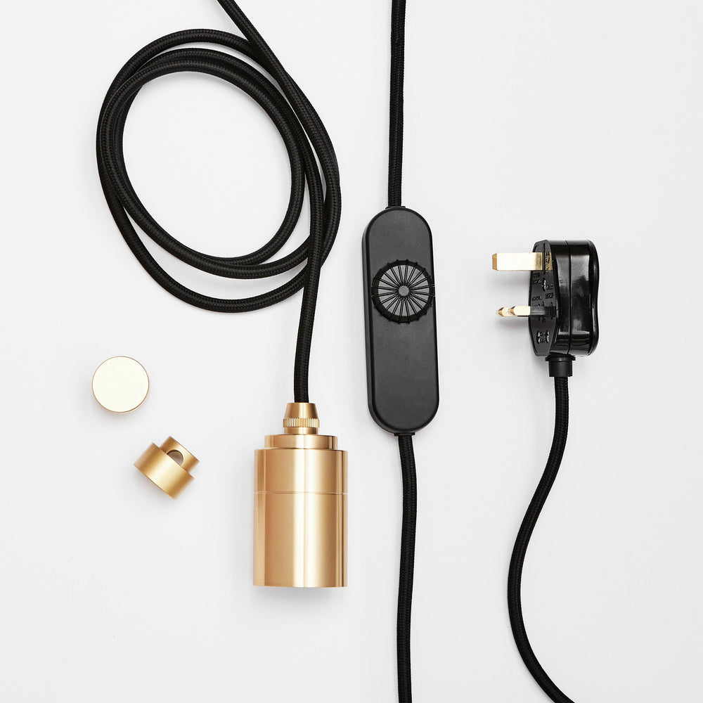 Noma Plug-In Pendant in Brass