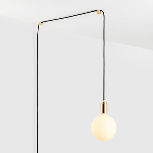 Sphere IV Plug-In Pendant in Brass