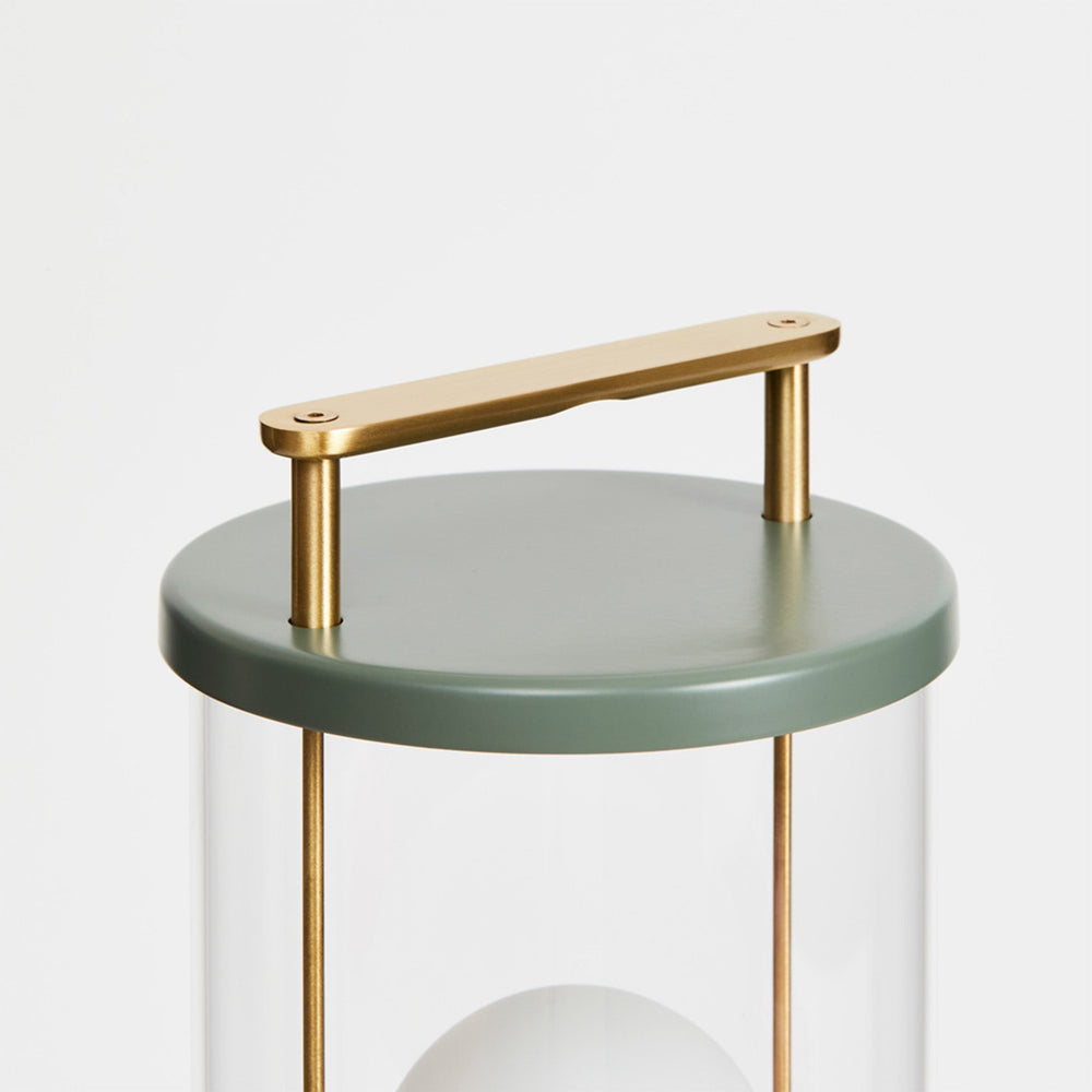 The Muse Portable Lamp in Pleasure Garden Green - Set of 2