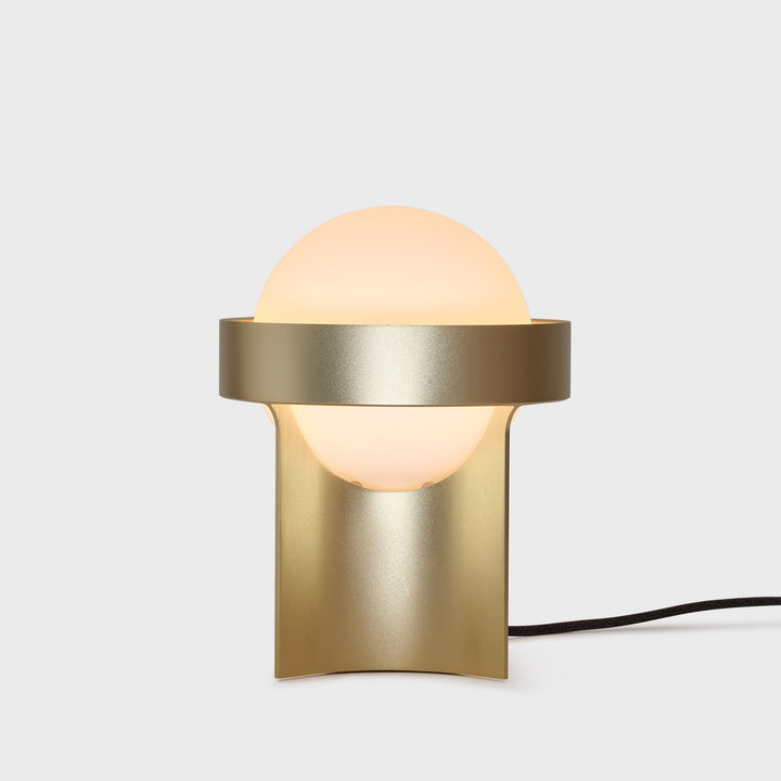 Loop Table Lamp in Gold + Sphere IV