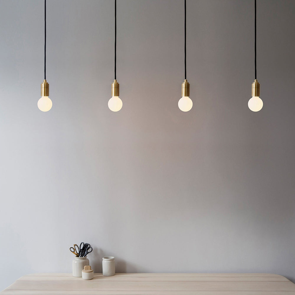 Porcelain II Pendant Light in Brass