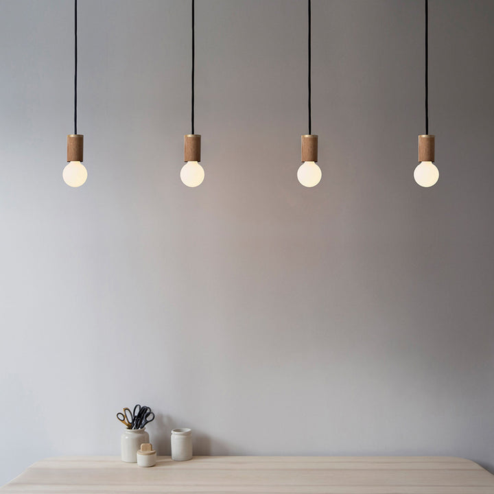 Porcelain II Pendant Light in Oak