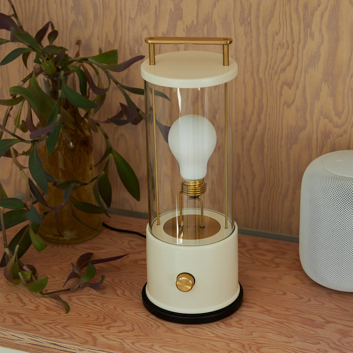 The Muse Portable Lamp in Candlenut White Bundle