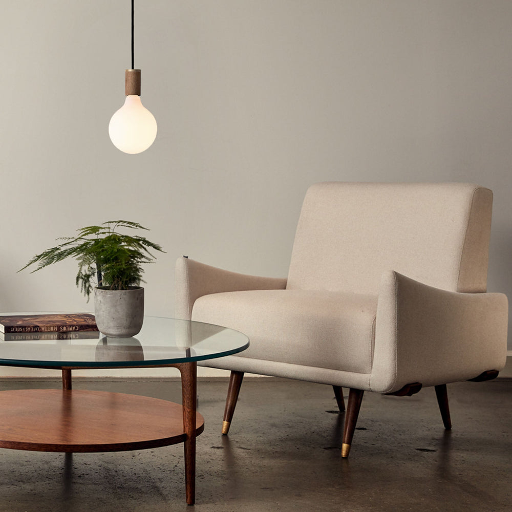 Porcelain III Pendant Light in Oak